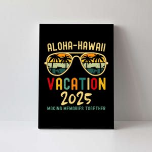 Family Vacation 2025 Aloha Hawaii Hawaiian Summer Matching Canvas