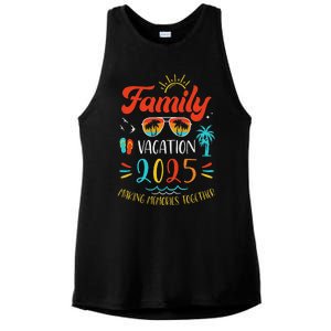 Family Vacation 2025 Holiday Summer Matching Group Ladies PosiCharge Tri-Blend Wicking Tank