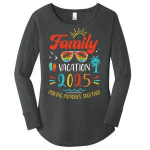 Family Vacation 2025 Holiday Summer Matching Group Women's Perfect Tri Tunic Long Sleeve Shirt