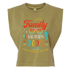 Family Vacation 2025 Holiday Summer Matching Group Garment-Dyed Women's Muscle Tee