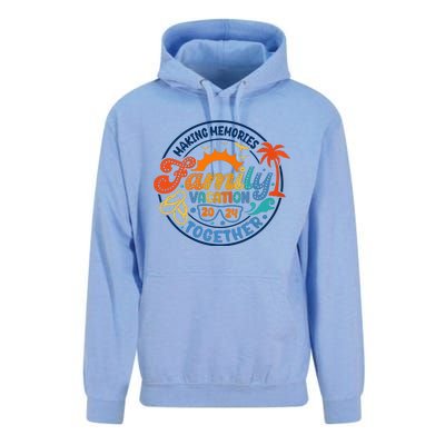 Family Vacation 2024 Creating Memories Together Unisex Surf Hoodie