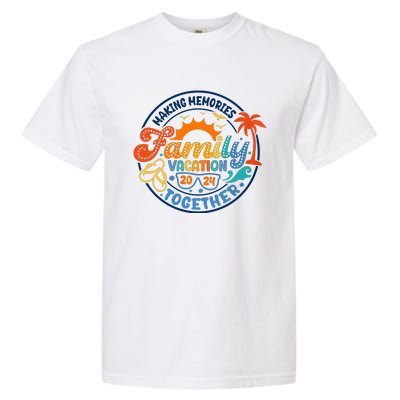 Family Vacation 2024 Creating Memories Together Garment-Dyed Heavyweight T-Shirt