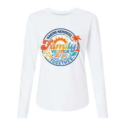 Family Vacation 2024 Creating Memories Together Womens Cotton Relaxed Long Sleeve T-Shirt