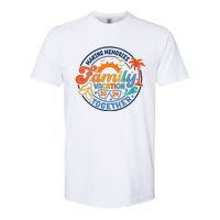 Family Vacation 2024 Creating Memories Together Softstyle CVC T-Shirt