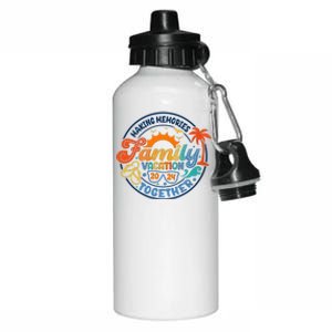 Family Vacation 2024 Creating Memories Together Aluminum Water Bottle 