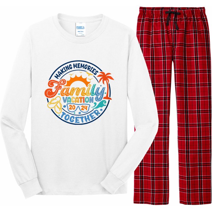 Family Vacation 2024 Creating Memories Together Long Sleeve Pajama Set