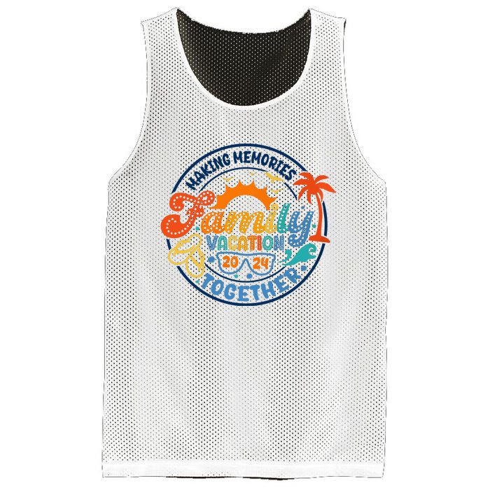 Family Vacation 2024 Creating Memories Together Mesh Reversible Basketball Jersey Tank