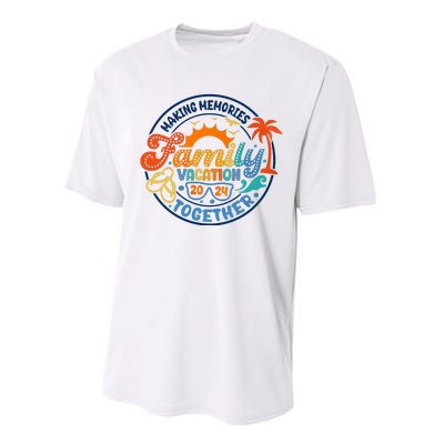 Family Vacation 2024 Creating Memories Together Performance Sprint T-Shirt