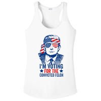 Funny Voting 2024 IM Voting For The Convicted Felon Ladies PosiCharge Competitor Racerback Tank