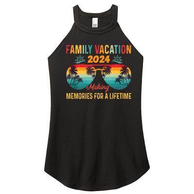 Family Vacation 2024 Family Cruise Matching Family Women’s Perfect Tri Rocker Tank