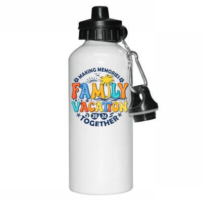 Family Vacation 2024 Making Memories Together Aluminum Water Bottle 