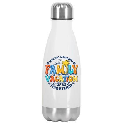 Family Vacation 2024 Making Memories Together Stainless Steel Insulated Water Bottle