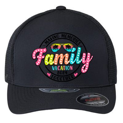 Family Vacation 2024 Summer Matching Flexfit Unipanel Trucker Cap