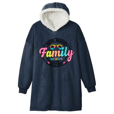 Family Vacation 2024 Summer Matching Hooded Wearable Blanket