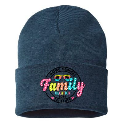 Family Vacation 2024 Summer Matching Sustainable Knit Beanie