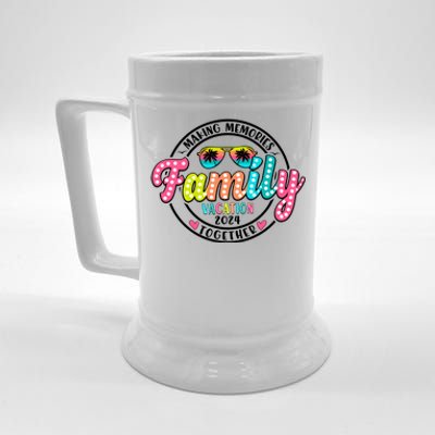 Family Vacation 2024 Summer Matching Beer Stein