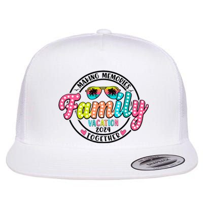 Family Vacation 2024 Summer Matching Flat Bill Trucker Hat