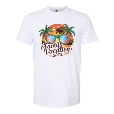 Family Vacation 2024 Summer Softstyle CVC T-Shirt