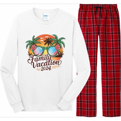 Family Vacation 2024 Summer Long Sleeve Pajama Set