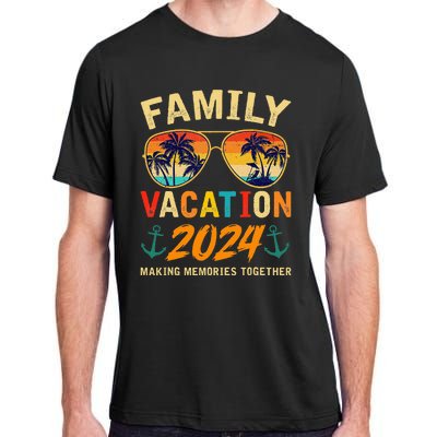 Family Vacation 2024 Beach Matching Summer Vacation 2024 Adult ChromaSoft Performance T-Shirt