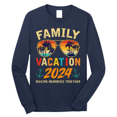 Family Vacation 2024 Beach Matching Summer Vacation 2024 Long Sleeve Shirt