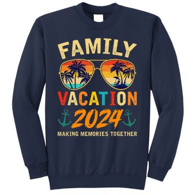 Family Vacation 2024 Beach Matching Summer Vacation 2024 Sweatshirt