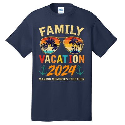 Family Vacation 2024 Beach Matching Summer Vacation 2024 Tall T-Shirt