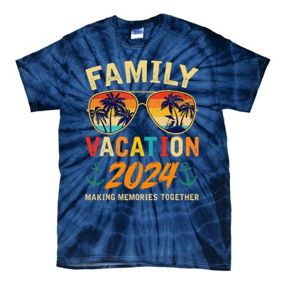 Family Vacation 2024 Beach Matching Summer Vacation 2024 Tie-Dye T-Shirt