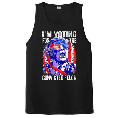 Funny Voting 2024 IM Voting For The Convicted Felon PosiCharge Competitor Tank