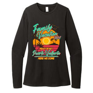 Family Vacation 2024 Ready Or Not Puerto Vallarta Here We Come Womens CVC Long Sleeve Shirt