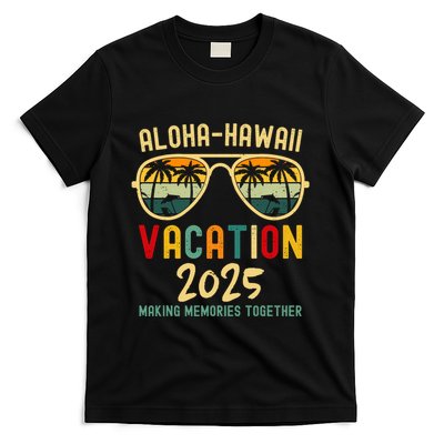 Family Vacation 2025 Aloha Hawaii Hawaiian Summer Matching T-Shirt