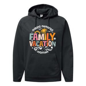 Family Vacation 2024 Beach Matching Family Summer Vacation Performance Fleece Hoodie