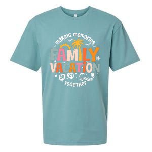 Family Vacation 2024 Beach Matching Family Summer Vacation Sueded Cloud Jersey T-Shirt