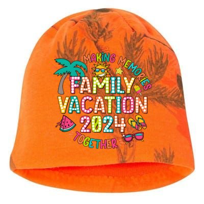 Family Vacation 2024 Summer Vibes Kati - Camo Knit Beanie