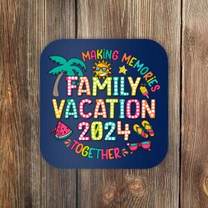 Family Vacation 2024 Summer Vibes Coaster