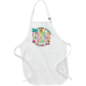 Family Vacation 2024 Summer Vibes Full-Length Apron With Pockets