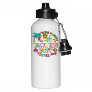 Family Vacation 2024 Summer Vibes Aluminum Water Bottle