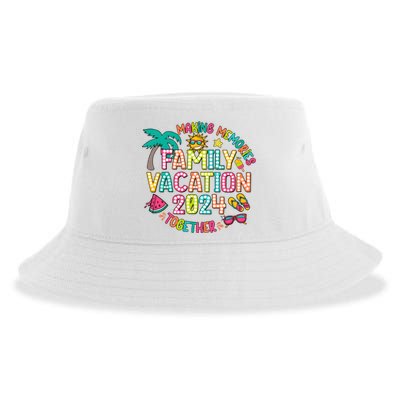 Family Vacation 2024 Summer Vibes Sustainable Bucket Hat