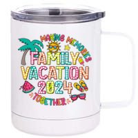 Family Vacation 2024 Summer Vibes 12 oz Stainless Steel Tumbler Cup