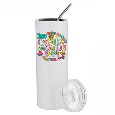 Family Vacation 2024 Summer Vibes Stainless Steel Tumbler