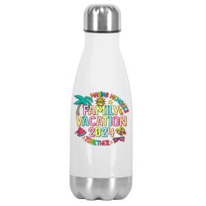 Family Vacation 2024 Summer Vibes Stainless Steel Insulated Water Bottle