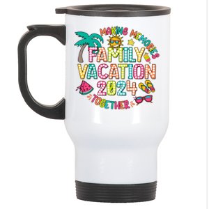 Family Vacation 2024 Summer Vibes Stainless Steel Travel Mug