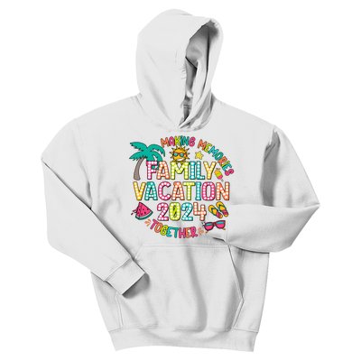 Family Vacation 2024 Summer Vibes Kids Hoodie