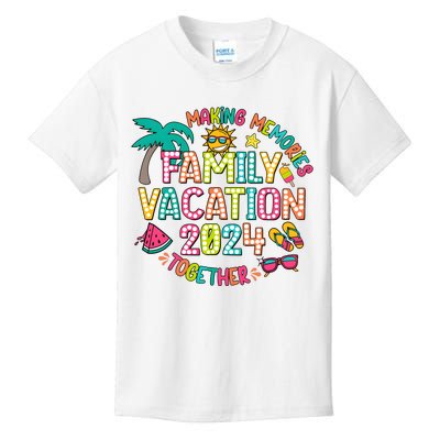 Family Vacation 2024 Summer Vibes Kids T-Shirt