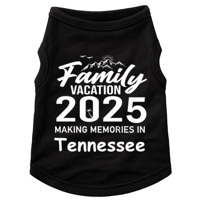 Family Vacation 2025 Making Memories Tennessee Summer Trip Gift Doggie Tank