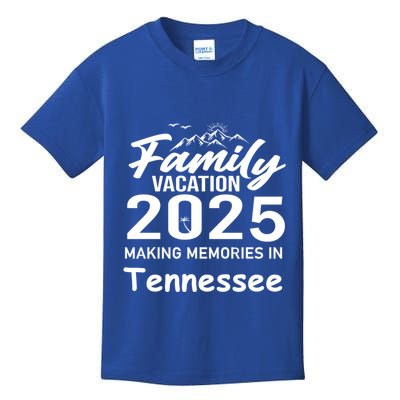 Family Vacation 2025 Making Memories Tennessee Summer Trip Gift Kids T-Shirt