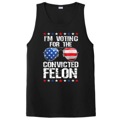 Funny Voting 2024 Im Voting For The Convicted Felon PosiCharge Competitor Tank