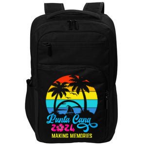 Family Vacation 2024 Dominican Republic Punta Cana Vacation Impact Tech Backpack