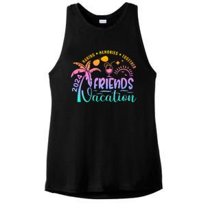 Friends Vacation 2024 Making Memories Together Ladies PosiCharge Tri-Blend Wicking Tank