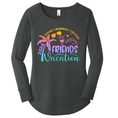 Friends Vacation 2024 Making Memories Together Women's Perfect Tri Tunic Long Sleeve Shirt